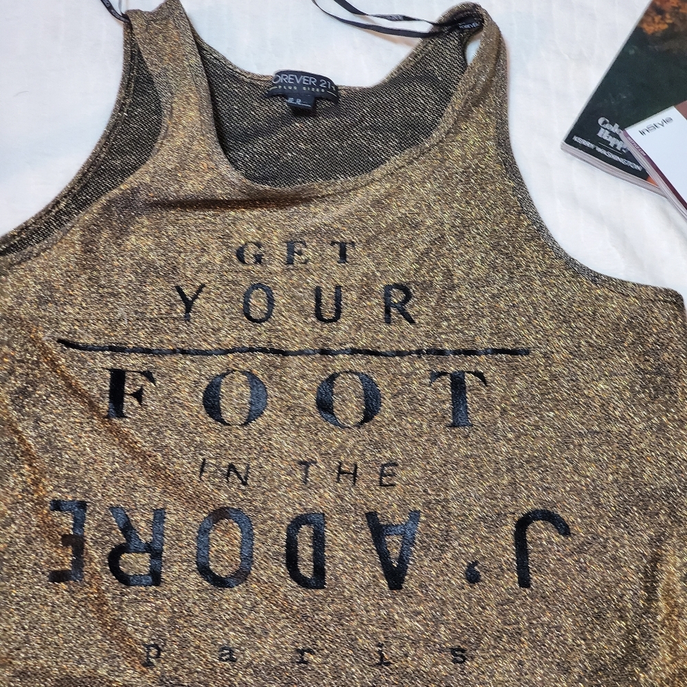 Forever 21 Plus J'adore Tank